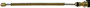 Parking Brake Cable C661445 - Direct Fit - side view