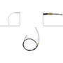 Parking Brake Cable C92992 - Direct Fit - front view