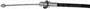 Parking Brake Cable C92852 - Direct Fit - side view