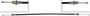 Parking Brake Cable C93865 - Direct Fit - front view