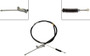 Parking Brake Cable C93546 - Direct Fit - front view