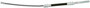 Parking Brake Cable C95034 - Direct Fit - top view
