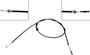 Parking Brake Cable C95563 - Direct Fit - front view