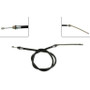 Parking Brake Cable C95912 - Direct Fit - front view