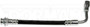 Brake Hydraulic Hose H380409 - top view