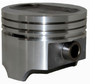 Set of 8 Rectangular Dish Top Pistons for 77-93 Ford 5.8L/351W VIN G,H,M,R - .040 (1.00mm Oversized)