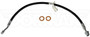 Brake Hydraulic Hose H622534 - angled view