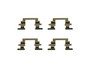 Disc Brake Hardware Kit HW13366 - Direct Fit - angled view
