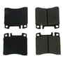 C-Tek Semi-Metallic Brake Pads with Shims for 1992-1999 Mercedes-Benz (300SD, 300SE, S320, S350) 102.05780