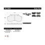 C-Tek Semi-Metallic Brake Pads with Shims for 2005-2011 Hino/Workhorse (145, 165, 185, W42) 102.10620