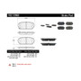 C-Tek Semi-Metallic Brake Pads with Shims for 2007-2012 Kia (Rondo) 102.12960