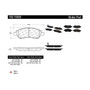 C-Tek Semi-Metallic Brake Pads with Shims for 2012-2019 Nissan (Versa, March, Tiida, Versa Note) 102.15920