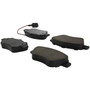 C-Tek Semi-Metallic Brake Pads with Shims for 2009-2010 Fiat (500) 102.16160