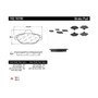 C-Tek Semi-Metallic Brake Pads with Shims for 2007-2012 Fiat (Panda) 102.16190