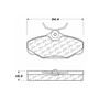 C-Tek Ceramic Brake Pads with Shims for 1993-2007 Ford/Lincoln/Mercury (Taurus, Continental, Sable) 103.06100