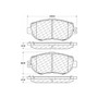 C-Tek Ceramic Brake Pads with Shims for 1993-1994 Lexus (LS400) 103.06120