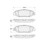 C-Tek Ceramic Brake Pads with Shims for 1993-2000 Lexus (LS400) 103.06130