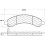 C-Tek Ceramic Brake Pads with Shims for 2003-2008 Chevrolet/GMC (Express 3500, Savana 3500) 103.09890