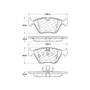 C-Tek Ceramic Brake Pads with Shims for 2001-2010 BMW (330Ci, 330i, 330xi, Z4) 103.09460