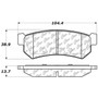 C-Tek Ceramic Brake Pads with Shims for 2007-2010 Suzuki/Chevrolet (Forenza, Reno, Optra) 103.13150