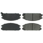 Posi Quiet Semi-Metallic Brake Pads with Hardware for 1985-1989 Acura/Honda (Integra, Accord, Prelude) 104.03340