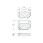 Posi Quiet Semi-Metallic Brake Pads for 2006-2007 Subaru (Impreza) 104.04611