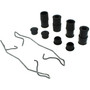 Posi Quiet Semi-Metallic Brake Pads with Hardware for 2004-2009 Mercedes-Benz (E320, E350) 104.08531