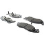 Posi Quiet Semi-Metallic Brake Pads with Hardware for 1993-2002 Mercury/Nissan (Villager, Quest) 104.05760