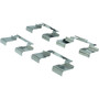Posi Quiet Semi-Metallic Brake Pads with Hardware for 2003-2009 Chrysler/Dodge (PT Cruiser, Neon) 104.08411