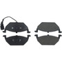 Posi Quiet Semi-Metallic Brake Pads with Hardware for 1998-2019 Volkswagen/Audi/Seat (Beetle, Golf, Jetta, A3) 104.07681