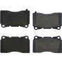 Posi Quiet Semi-Metallic Brake Pads for 2003-2022 Mitsubishi/Acura/Cadillac (Lancer, TL, CTS, Impreza) 104.10010