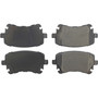 Posi Quiet Semi-Metallic Brake Pads with Hardware for 1991-2015 Bentley/Audi/Volkswagen (Continental, RS6, S4, A8 Quattro) 104.10180