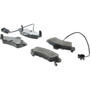 Posi Quiet Semi-Metallic Brake Pads with Hardware for 1999-2002 Mercury (Cougar) 104.08990