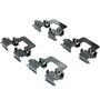Posi Quiet Semi-Metallic Brake Pads with Hardware for 2007-2015 Mini (Cooper) 104.13090