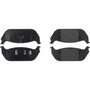 Posi Quiet Semi-Metallic Brake Pads with Hardware for 2003-2005 Lincoln (Aviator) 104.09520