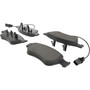 Posi Quiet Semi-Metallic Brake Pads with Hardware for 2004-2011 Audi/Volkswagen (A8 Quattro, Phaeton, S6, S8) 104.10240