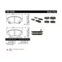 Posi Quiet Semi-Metallic Brake Pads with Hardware for 2011-2016 Hyundai (Elantra, Elantra Coupe) 104.15430