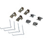 Posi Quiet Ceramic Brake Pads with Shims and Hardware for 1984-2005 Mazda (6, RX-7, Protege) 105.03320