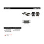 Posi Quiet Semi-Metallic Brake Pads for 2010-2015 Jaguar (XKR, XKR-S) 104.17470