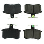 Posi Quiet Ceramic Brake Pads with Shims and Hardware for 1980-2001 Alfa Romeo/Audi (164, 5000, Coupe, 80) 105.02280