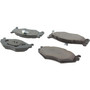 Posi Quiet Ceramic Brake Pads with Shims and Hardware for 1987-1995 Chrysler/Dodge/Plymouth (LeBaron, Town &amp; Country, Caravan, Daytona)