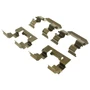 Posi Quiet Ceramic Brake Pads with Shims and Hardware for 1989-1996 Nissan (240SX) 105.04220