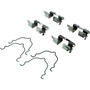 Posi Quiet Ceramic Brake Pads with Shims and Hardware for 1995-2002 Mazda (Millenia) 105.05531
