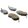 Posi Quiet Ceramic Brake Pads with Shims and Hardware for 2007-2019 Nissan (Altima, Sentra, Juke) 105.08152