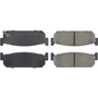 Posi Quiet Ceramic Brake Pads with Shims and Hardware for 1993-2006 INFINITI (J30, M45, Q45) 105.05880