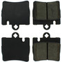 Posi Quiet Ceramic Brake Pads with Shims and Hardware for 2000-2003 Mercedes-Benz (CL500, CL55 AMG, CL600, S430) 105.08480