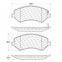 Posi Quiet Ceramic Brake Pads with Shims and Hardware for 2001-2008 Chrysler/Dodge/Jeep 105.08560