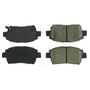 Posi Quiet Ceramic Brake Pads with Shims and Hardware for 2000-2015 Toyota/Scion/FAW (Echo, MR2 Spyder, Prius, xA) 105.08220