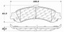 Posi Quiet Ceramic Brake Pads with Shims and Hardware for 2000-2006 Cadillac/Chevrolet/GMC 105.08340