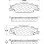 Posi Quiet Ceramic Brake Pads with Shims and Hardware for 2003-2011 Cadillac/Pontiac (CTS, STS, Grand Prix) 105.09220